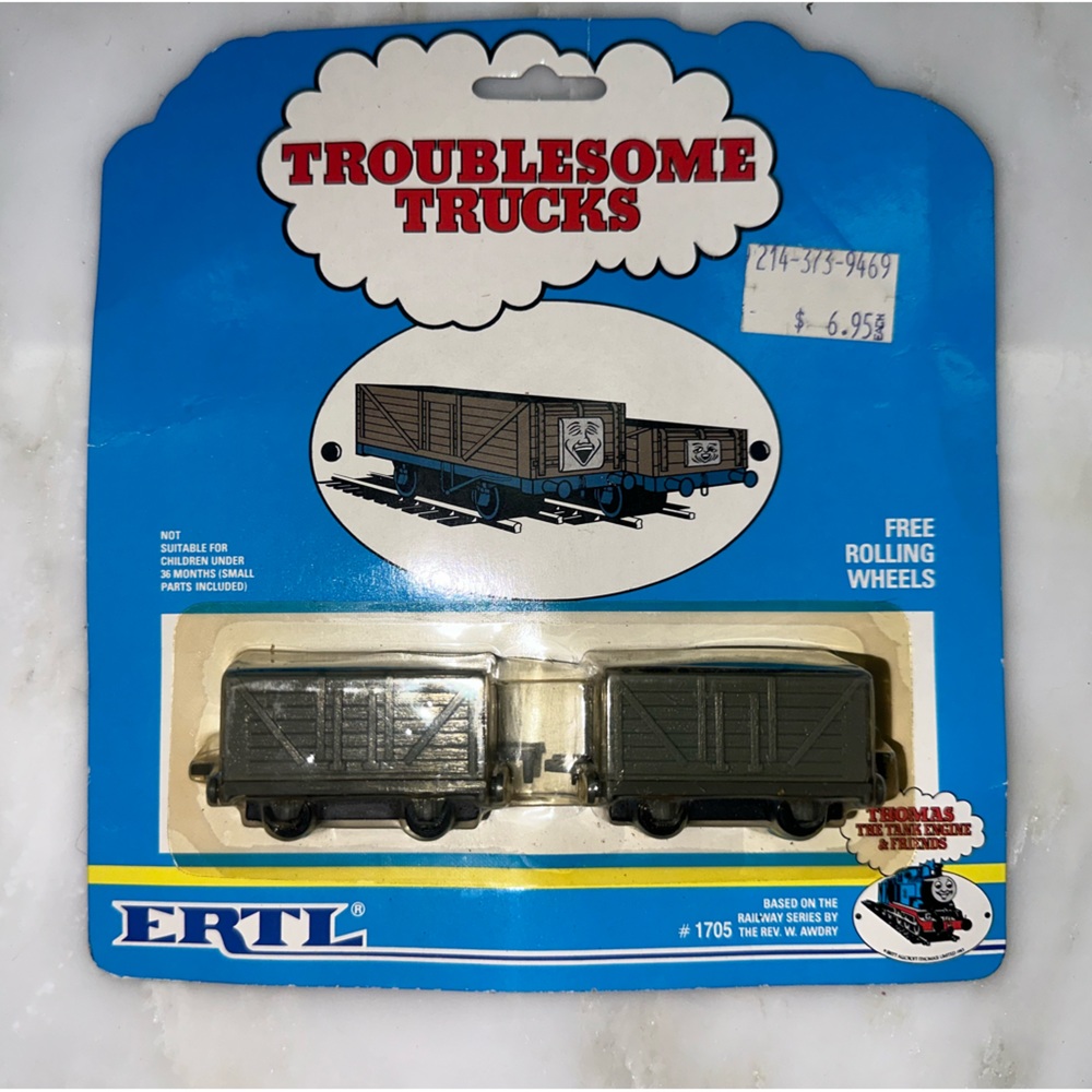 Troublesome Trucks - Thomas Tank Engine & Friends ERTL 1705 1990 - BNIB Vintage